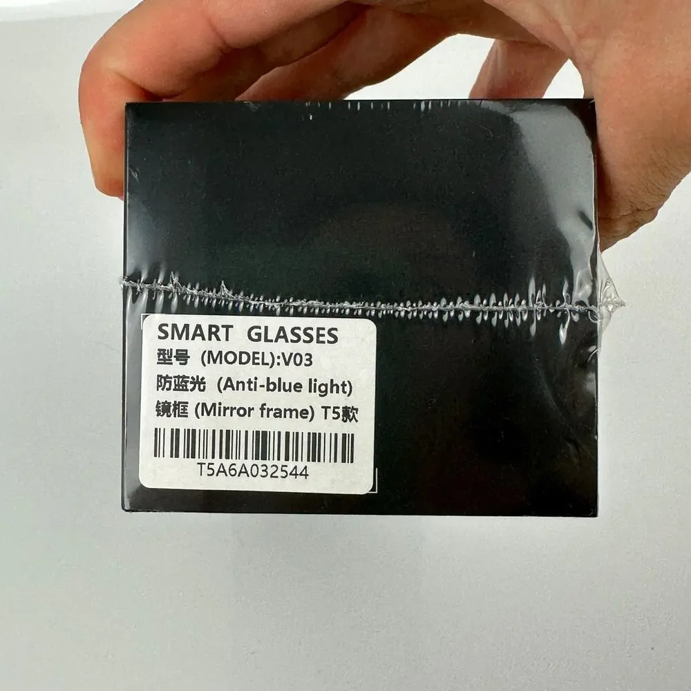 Smart Glasses Model V03 Anti-Blue Light Mirror Frame T5 New Sealed